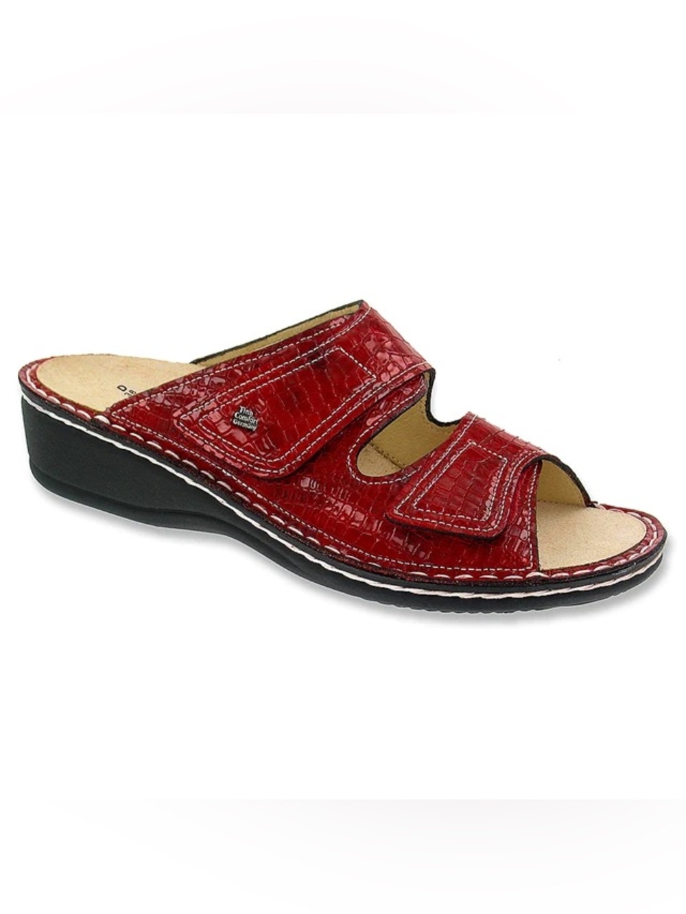 Finn Comfort Jamaica Fire Red Ergonomic Shoes Sandals EUR 37 US 6.5